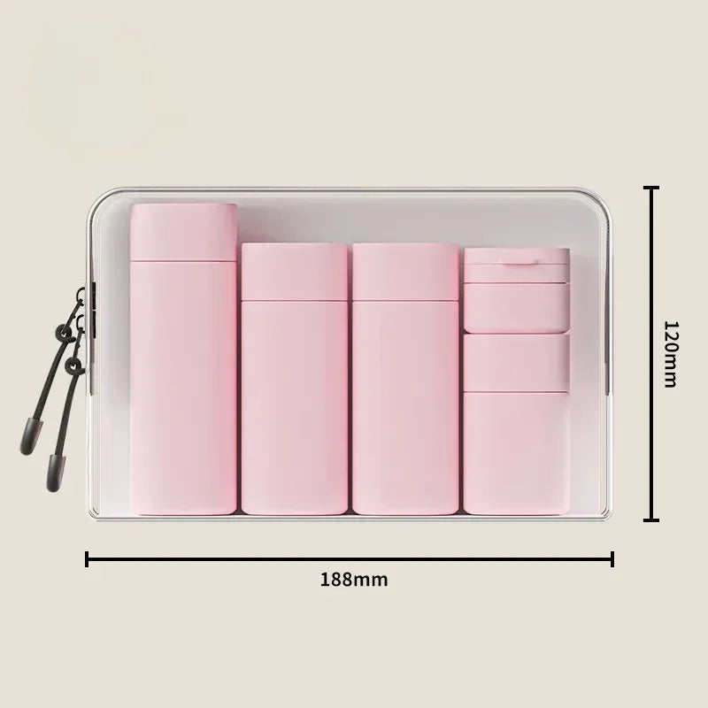 Set dispenser da viaggio 5 pezzi